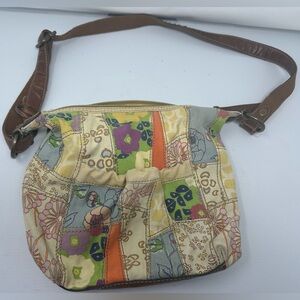 Fossil Patchwork Shoulder Bag